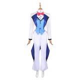 Hazbin Hotel Season 2 Vox White Suit Set Party Cosplay Costume Halloween Carnival