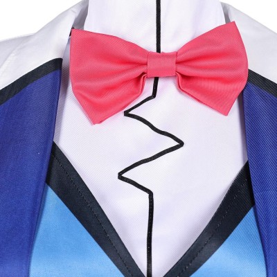 Hazbin Hotel Season 2 Vox White Suit Set Party Cosplay Costume Halloween Carnival
