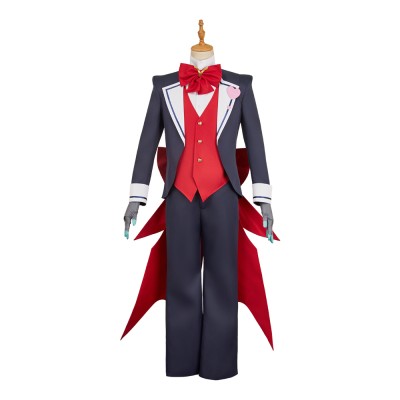 Hazbin Hotel Season 2 Vox Red Butler Cosplay Costume Halloween Carnival Outfit