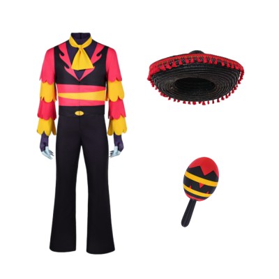 Hazbin Hotel Season 2 Vox Mexican Style Cosplay Costume Halloween Carnival Outfit