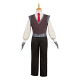 Hazbin Hotel Season 2 VOX Grey Uniform Cosplay Costume Halloween Carnival Outfit