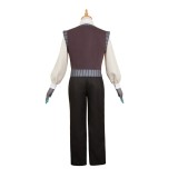Hazbin Hotel Season 2 VOX Grey Uniform Cosplay Costume Halloween Carnival Outfit