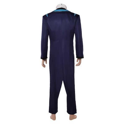 Hazbin Hotel Season 2 Vox Blue Suit Cosplay Costume Halloween Carnival Outfit
