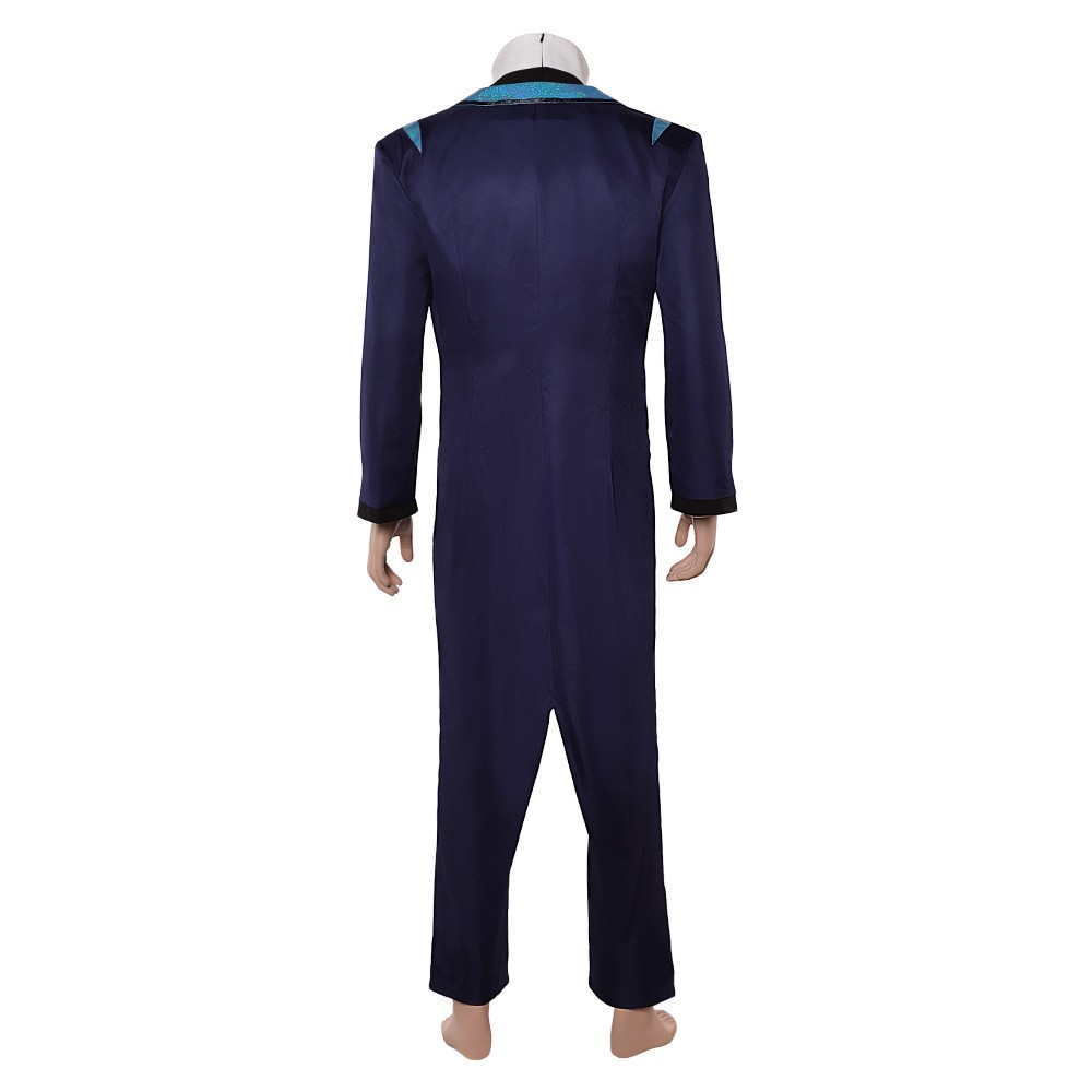 Hazbin Hotel Season 2 Vox Blue Suit Cosplay Costume Halloween Carnival Outfit