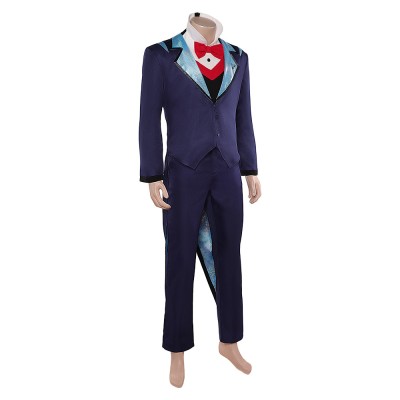 Hazbin Hotel Season 2 Vox Blue Suit Cosplay Costume Halloween Carnival Outfit