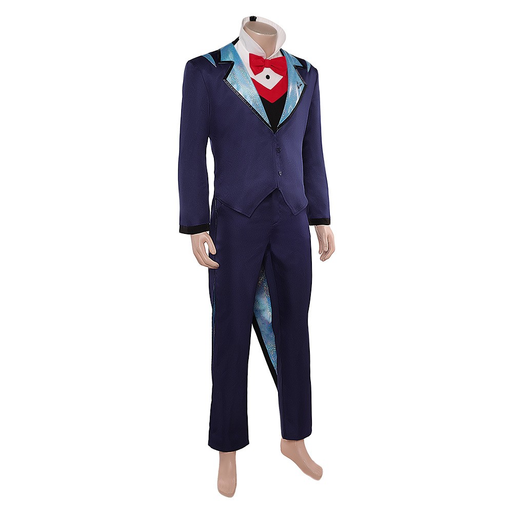 Hazbin Hotel Season 2 Vox Blue Suit Cosplay Costume Halloween Carnival Outfit