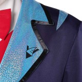 Hazbin Hotel Season 2 Vox Blue Suit Cosplay Costume Halloween Carnival Outfit