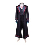 Hazbin Hotel Season 2 Vox Black Long Trench Coat Cosplay Costume Halloween Carnival Outfit