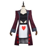 Hazbin Hotel Season 2 Velvette Coat Top Skirt Set Party Cosplay Costume Halloween Carnival