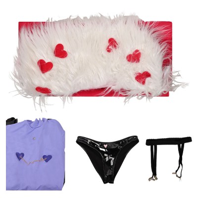 Hazbin Hotel Season 2 Valentino Purple Cloak Cosplay Costume Halloween Carnival Outfit