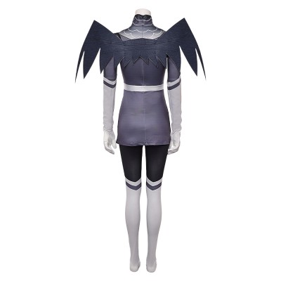 Hazbin Hotel Season 2 Vaggie Heavenly Battle Suit Cosplay Costume Halloween Carnival Outfit