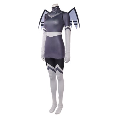 Hazbin Hotel Season 2 Vaggie Heavenly Battle Suit Cosplay Costume Halloween Carnival Outfit