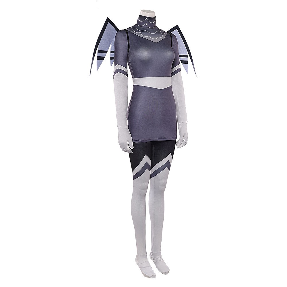 Hazbin Hotel Season 2 Vaggie Heavenly Battle Suit Cosplay Costume Halloween Carnival Outfit