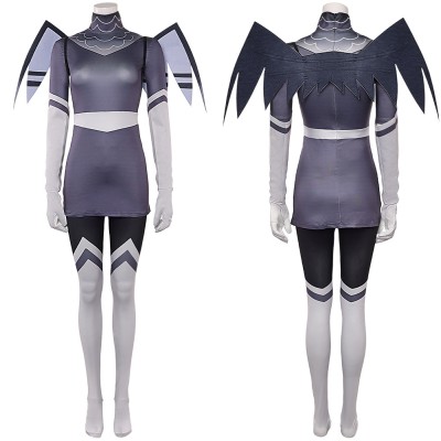 Hazbin Hotel Season 2 Vaggie Heavenly Battle Suit Cosplay Costume Halloween Carnival Outfit