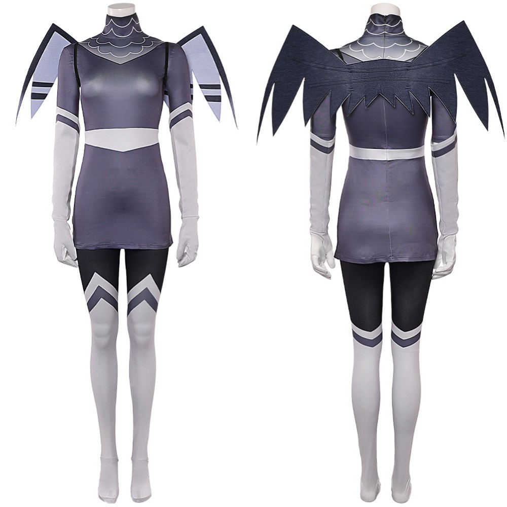 Hazbin Hotel Season 2 Vaggie Heavenly Battle Suit Cosplay Costume Halloween Carnival Outfit