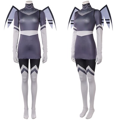 Hazbin Hotel Season 2 Vaggie Heavenly Battle Suit Cosplay Costume Halloween Carnival Outfit