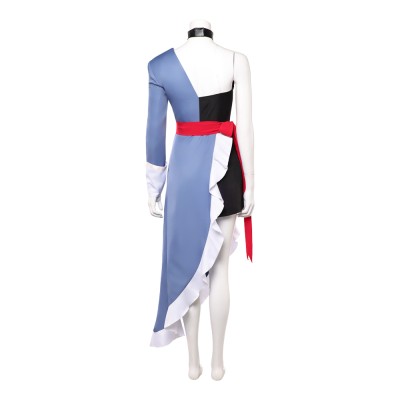 Hazbin Hotel Season 2 Vaggie Grey Dress Cosplay Costume Halloween Carnival Outfit