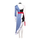 Hazbin Hotel Season 2 Vaggie Grey Dress Cosplay Costume Halloween Carnival Outfit