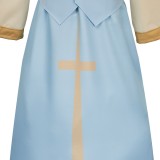 Hazbin Hotel Season 2 St. Peter Blue Cosplay Costume Halloween Carnival Outfit