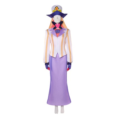 Hazbin Hotel Season 2 Sir Pentious Purple White Cosplay Costume Halloween Carnival Outfit