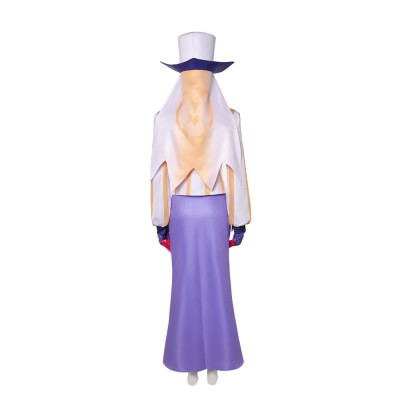 Hazbin Hotel Season 2 Sir Pentious Purple White Cosplay Costume Halloween Carnival Outfit