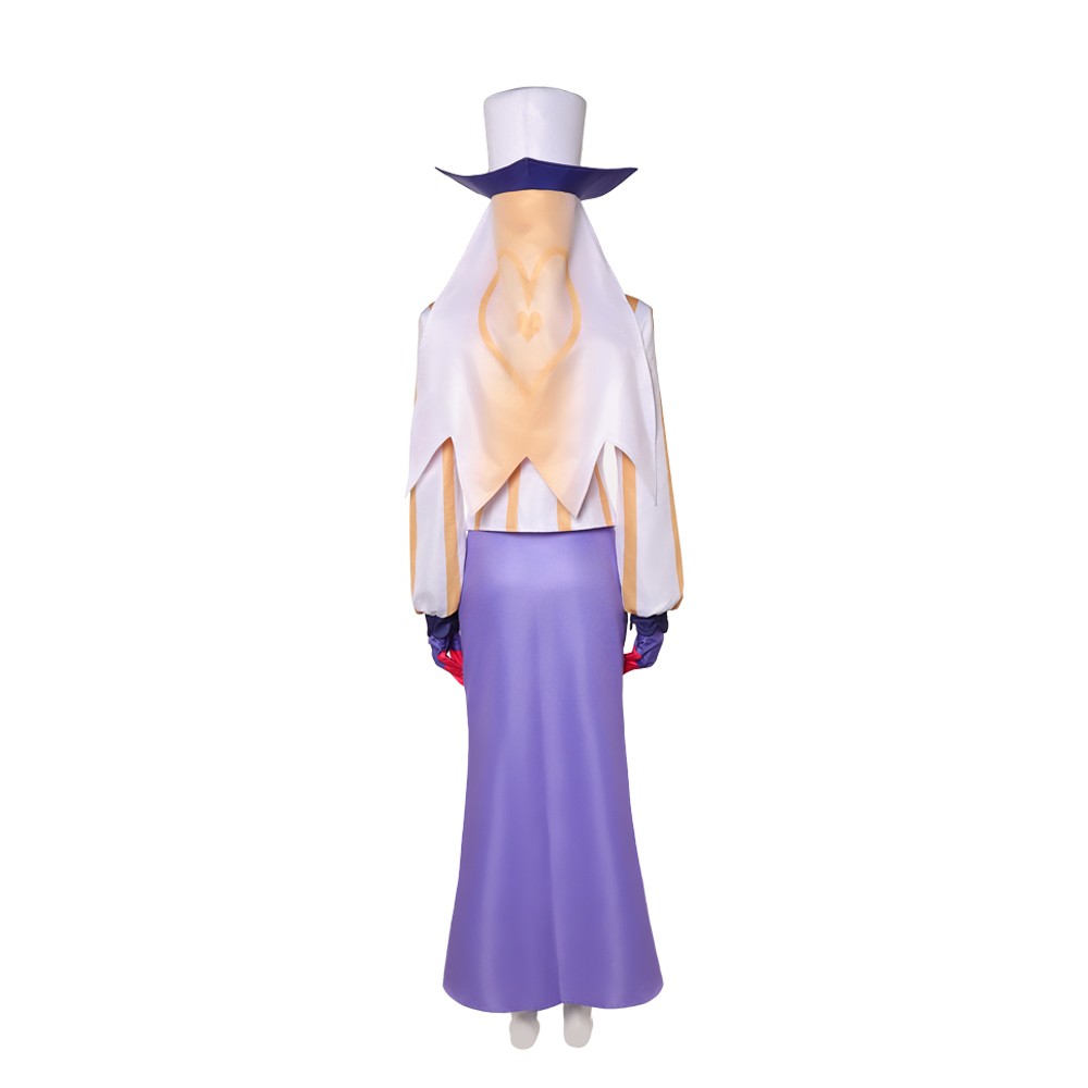 Hazbin Hotel Season 2 Sir Pentious Purple White Cosplay Costume Halloween Carnival Outfit