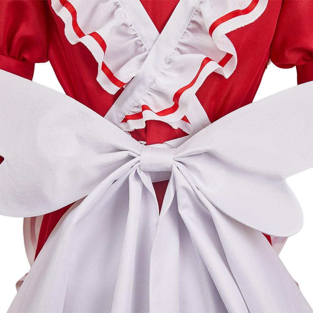 Hazbin Hotel Season 2 Rosie Red Maid Cosplay Costume Halloween Carnival Outfit