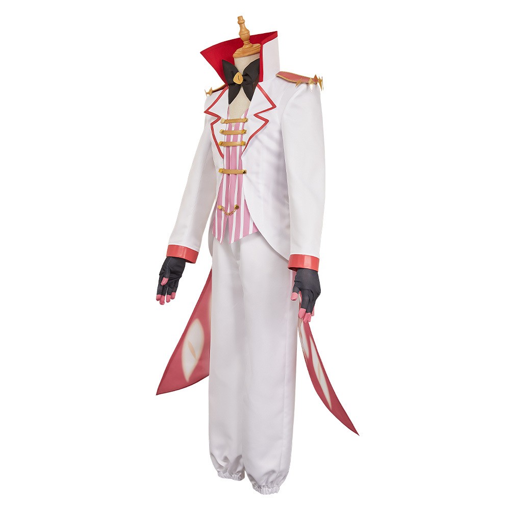 Hazbin Hotel Season 2 Lucifer White Demon Cosplay Costume Halloween Carnival Outfit