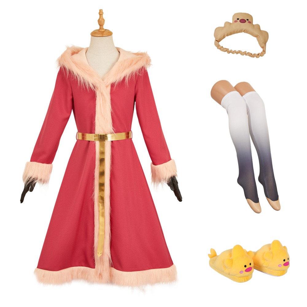 Hazbin Hotel Season 2 Lucifer Red Plush Cosplay Costume Halloween Carnival Outfit