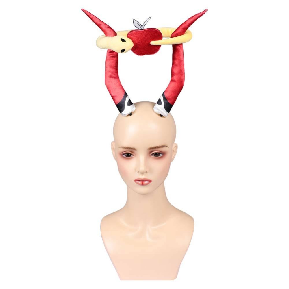 Hazbin Hotel Season 2 Lucifer Red Demon Headgear Cosplay Costume Halloween Carnival Outfit