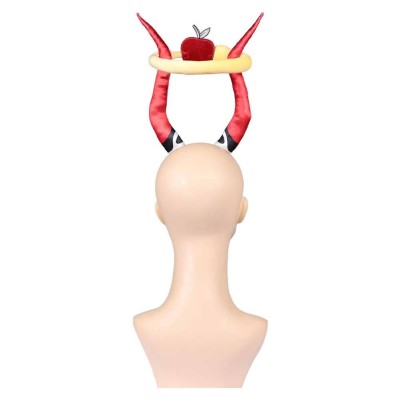 Hazbin Hotel Season 2 Lucifer Red Demon Headgear Cosplay Costume Halloween Carnival Outfit