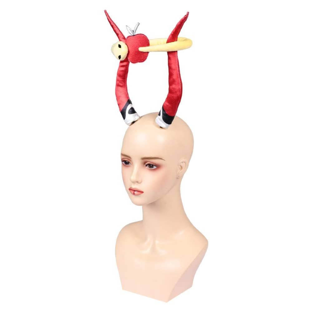 Hazbin Hotel Season 2 Lucifer Red Demon Headgear Cosplay Costume Halloween Carnival Outfit