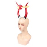 Hazbin Hotel Season 2 Lucifer Red Demon Headgear Cosplay Costume Halloween Carnival Outfit