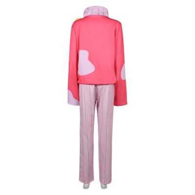 Hazbin Hotel Season 2 Lucifer Pink Pajamas Cosplay Costume Halloween Carnival Outfit