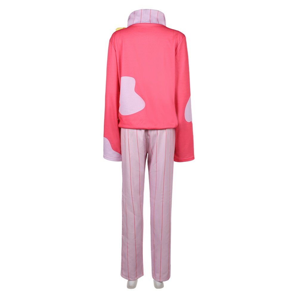 Hazbin Hotel Season 2 Lucifer Pink Pajamas Cosplay Costume Halloween Carnival Outfit