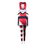 Hazbin Hotel Season 2 Kitty Red Clown Knit Set Cosplay Costume Halloween Carnival Outfit