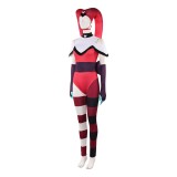 Hazbin Hotel Season 2 Kitty Red Clown Knit Set Cosplay Costume Halloween Carnival Outfit