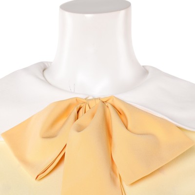 Hazbin Hotel Season 2 Husk Light Yellow Dress Cosplay Costume Halloween Carnival