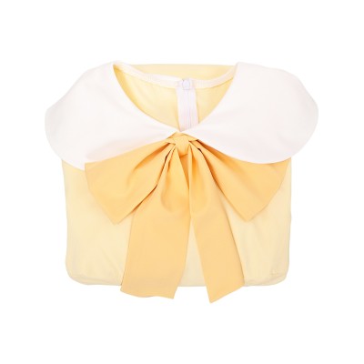 Hazbin Hotel Season 2 Husk Light Yellow Dress Cosplay Costume Halloween Carnival