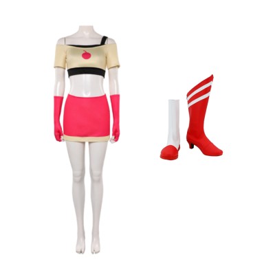 Hazbin Hotel Season 2 Cherri Bomb Top Skirt Set Party Cosplay Costume Halloween Carnival Outfit