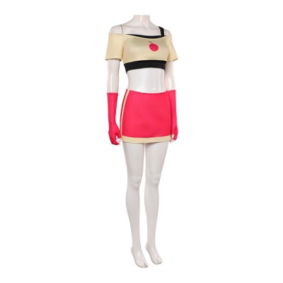Hazbin Hotel Season 2 Cherri Bomb Top Skirt Set Party Cosplay Costume Halloween Carnival Outfit