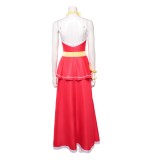 Hazbin Hotel Season 2 Charlie Morningstar Red Slit Dress Cosplay Costume Halloween Carnival Outfit
