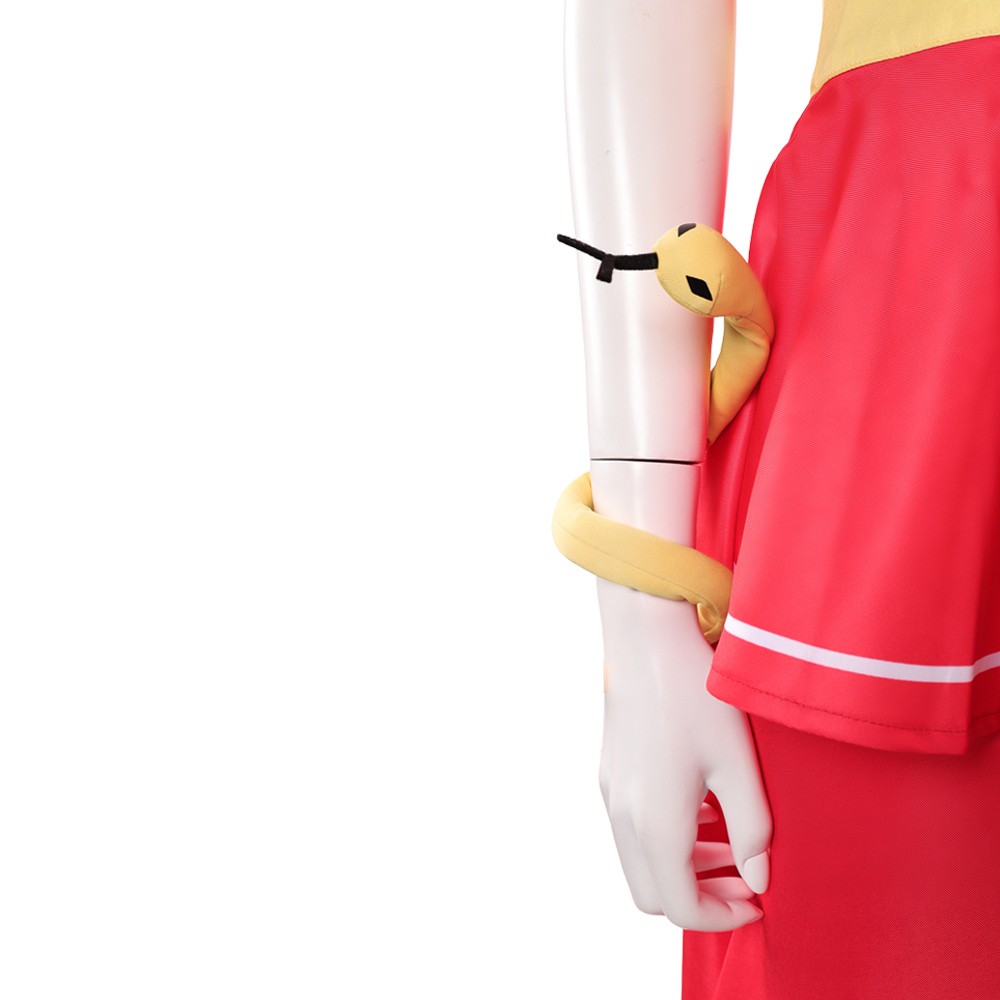 Hazbin Hotel Season 2 Charlie Morningstar Red Slit Dress Cosplay Costume Halloween Carnival Outfit