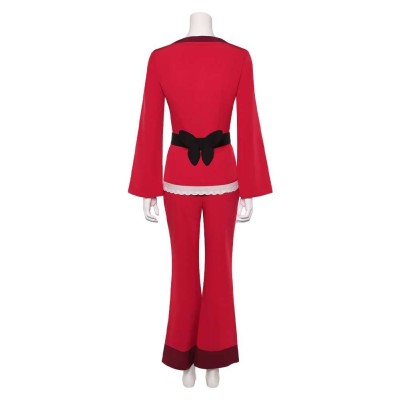 Hazbin Hotel Season 2 Charlie Red Pajamas Sleepwear Party Cosplay Costume Halloween Carnival