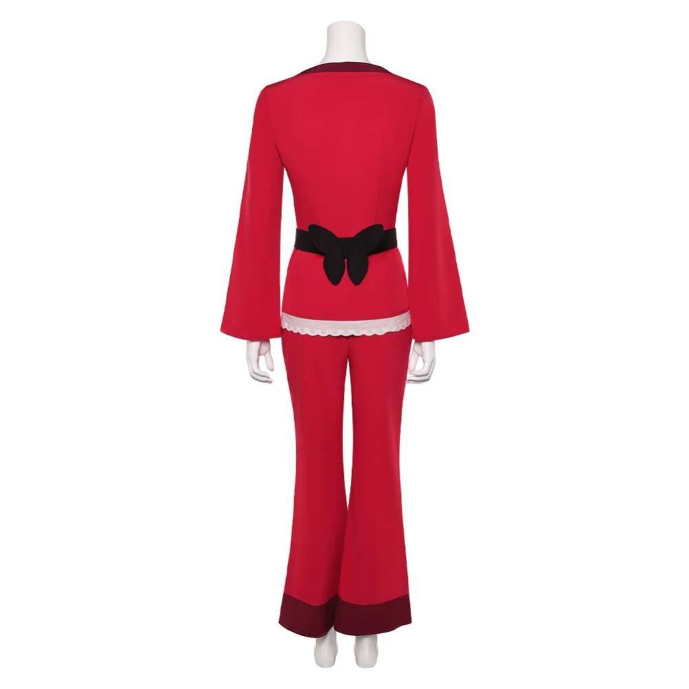 Hazbin Hotel Season 2 Charlie Red Pajamas Sleepwear Party Cosplay Costume Halloween Carnival