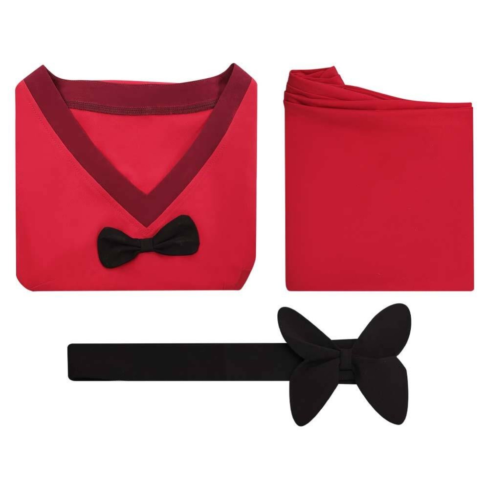 Hazbin Hotel Season 2 Charlie Red Pajamas Sleepwear Party Cosplay Costume Halloween Carnival