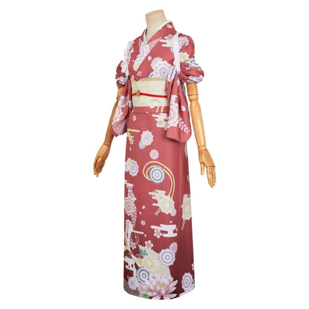 Hazbin Hotel Season 2 Charlie Morningstar Red Kimono Cosplay Costume Halloween Carnival