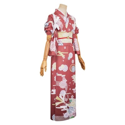 Hazbin Hotel Season 2 Charlie Morningstar Red Kimono Cosplay Costume Halloween Carnival