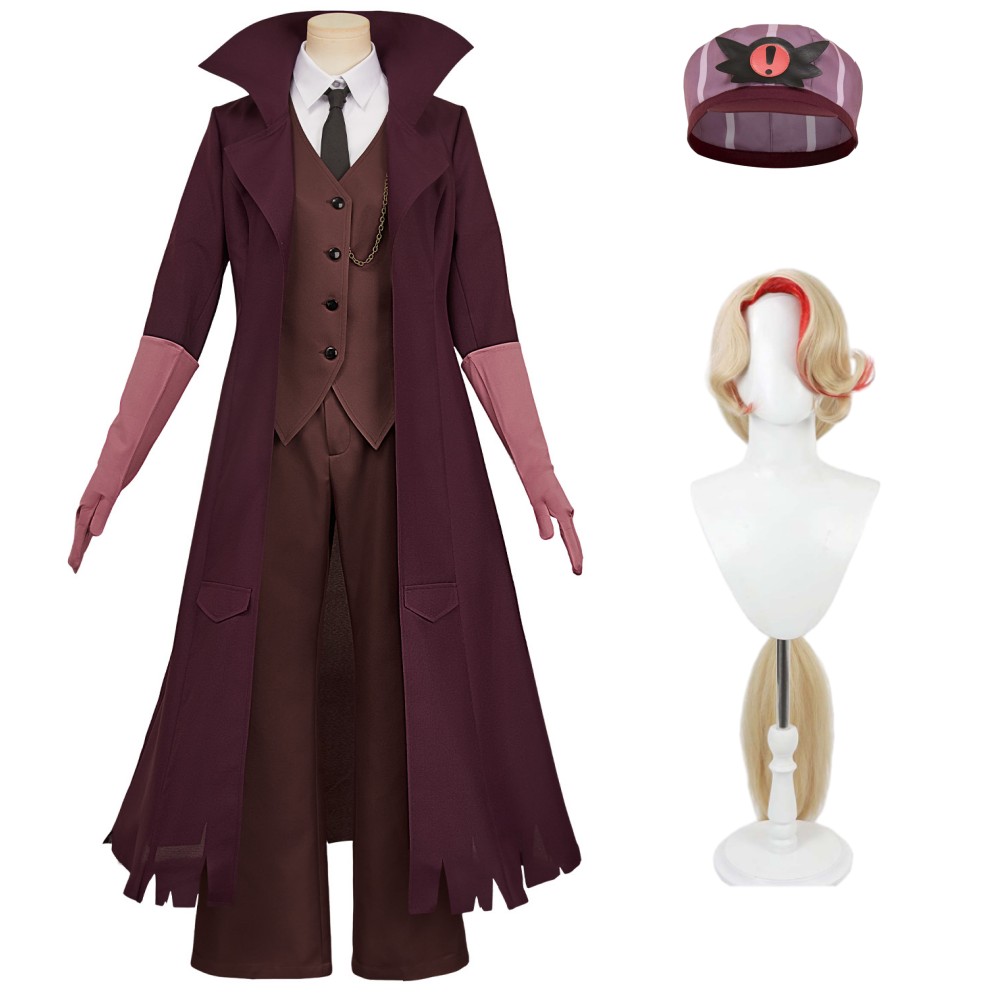 Hazbin Hotel Season 2 Charlie Morningstar Black Uniform Cosplay Costume Halloween Carnival Outfit