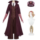 Hazbin Hotel Season 2 Charlie Morningstar Black Uniform Cosplay Costume Halloween Carnival Outfit